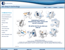 Tablet Screenshot of medicalbeautyequipment.com